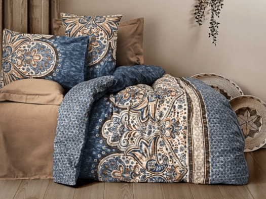 Bohemian Blue Harmony Bäddset 220x210
